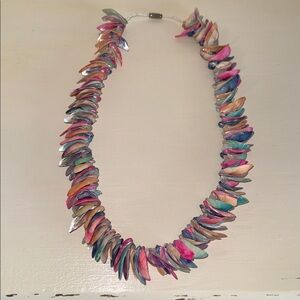 Vintage Colorful Shell Necklace